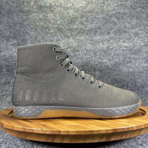 NOBULL Outwork Hi Top Womens Shoes Size 7.5 Gray Gum Soles Sneakers